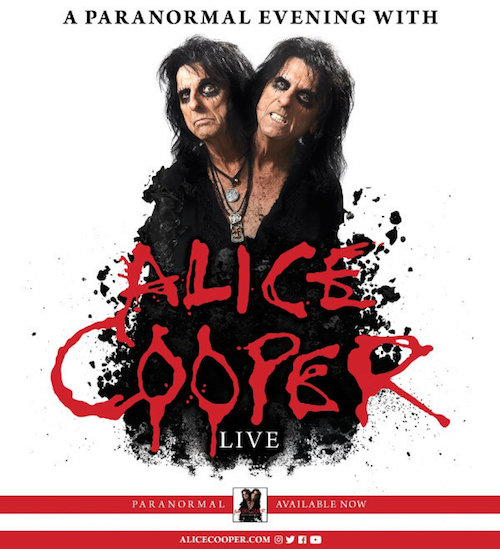 ALICE COOPER ANNOUNCES “A PARANORMAL EVENING WITH ALICE COOPER” TOUR