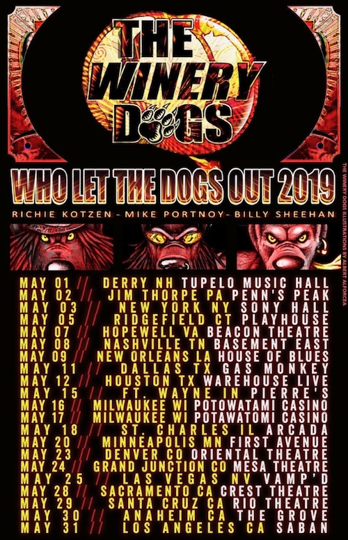 winery dogs tour atlanta