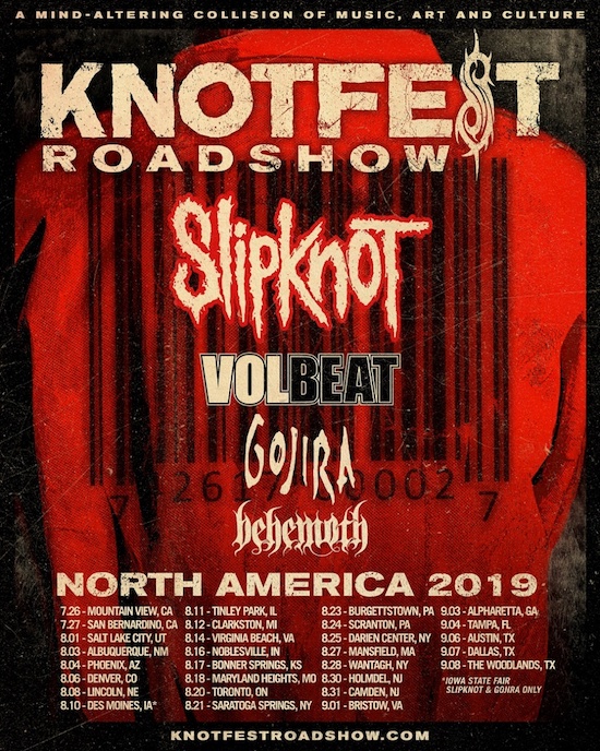 SLIPKNOT ANNOUNCE “KNOTFEST ROADSHOW” NORTH AMERICAN DATES Eddie Trunk