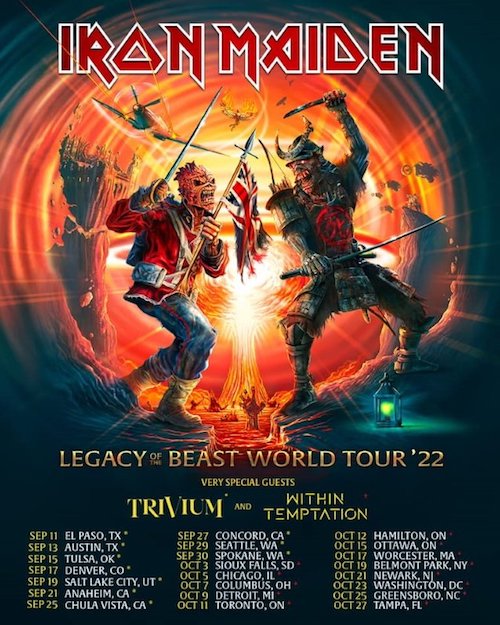 iron maiden us tour dates