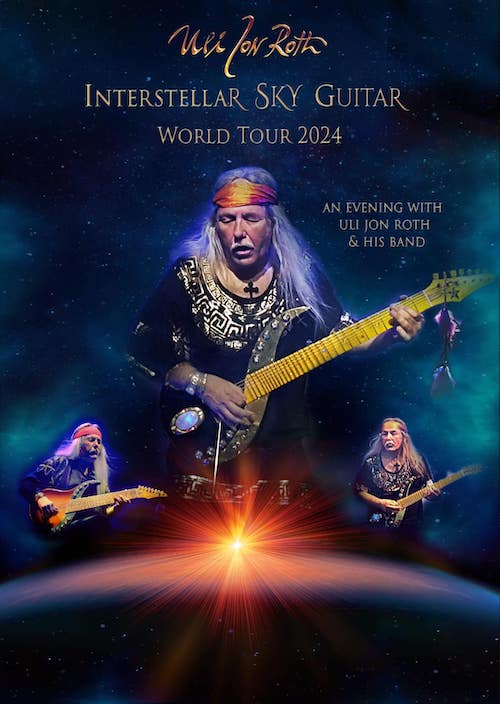 ULI JON ROTH ANNOUNCES 2024 "INTERSTELLAR SKY GUITAR" TOUR DATES